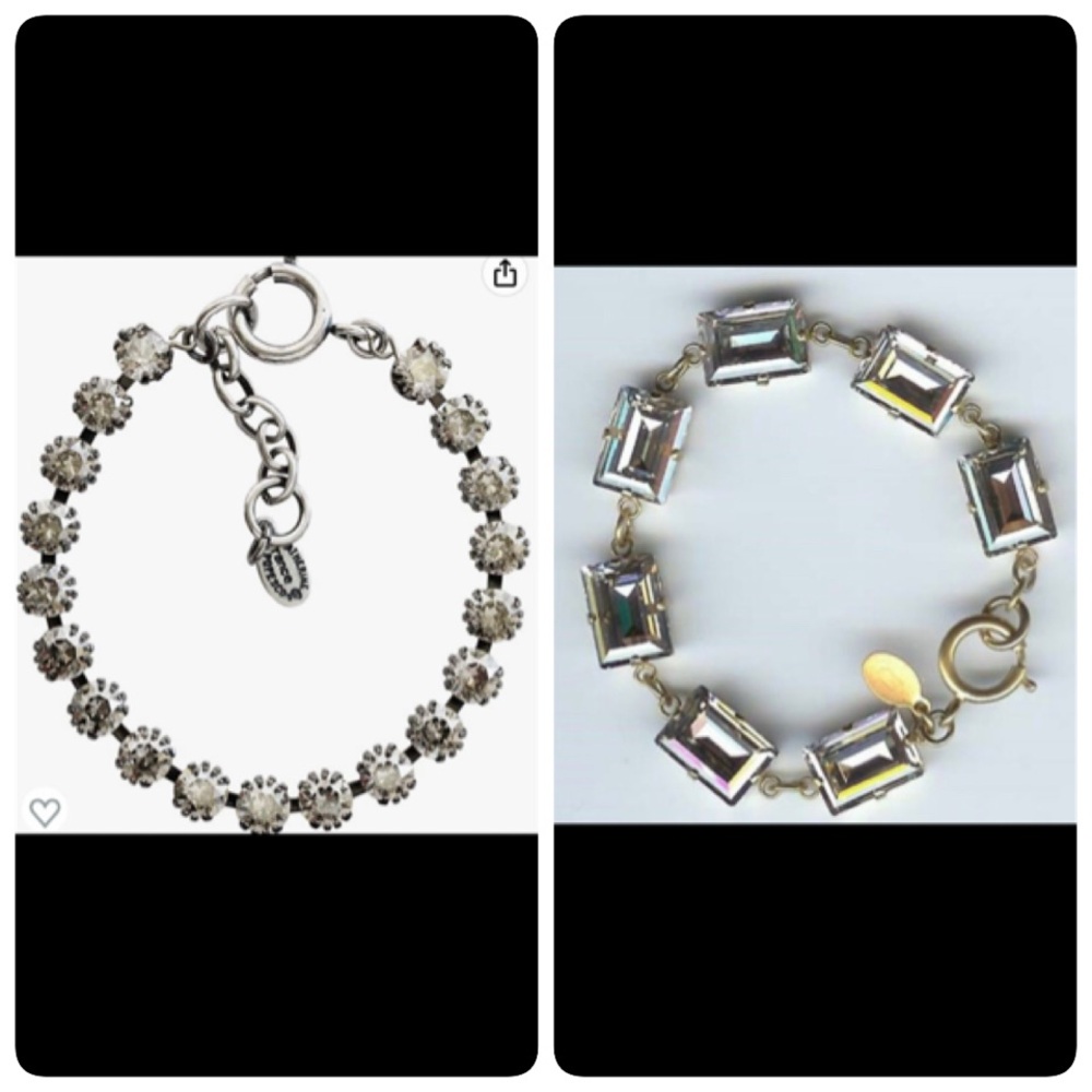 Catherine Popesco Silver and Gold Geometric Bracelets
